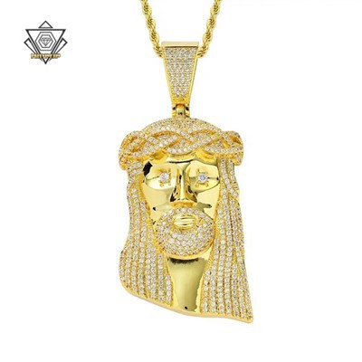 925 colgante de hip hop de plata esterlina